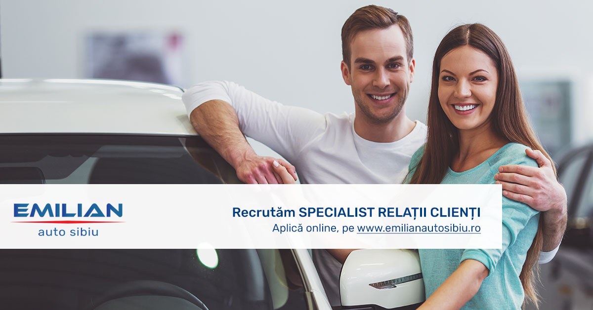 Specalist relații clienți - Post Vacant Specalist relații clienți - Post Vacant